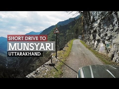 The narrow road to Munsiyari in Uttarakhand