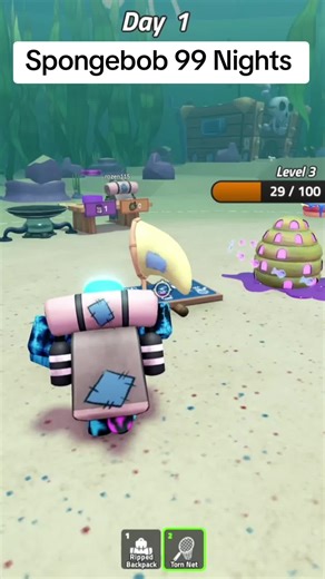 Spongebob 99 Nights #99nightsintheforest #robloxfyp