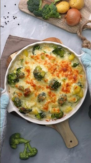 Kartoffel-Brokkoli-Auflauf 🥔🥦 #EinfachTasty #Kartoffelauflauf #Brokkoli #Gratin #Kartoffelgratin