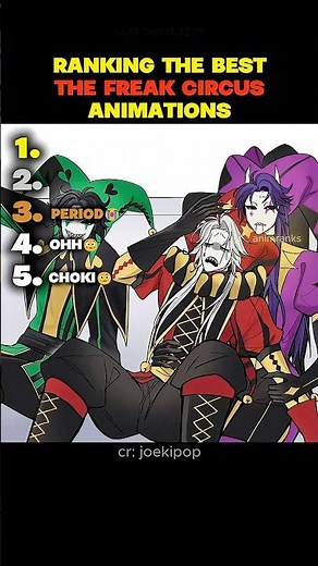 Ranking The Best The Freak Circus Animations (Part 3) #thefreakcircus #tfc #animation
