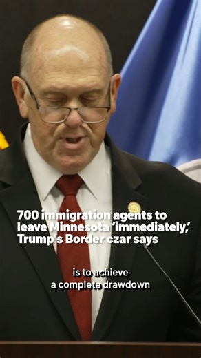 The Trump administration is reducing the number of immigration enforcement officers in Minnesota after state and local officials agreed to cooperate by turning over arrested immigrants, border czar Tom Homan said Wednesday. About 700 of the roughly 3,000 federal officers deployed around Minnesota will be withdrawn, Homan said. The immigration operations have upended the Twin Cities and escalated protests, especially since the killing of protester Alex Pretti, the second fatal shooting by federal