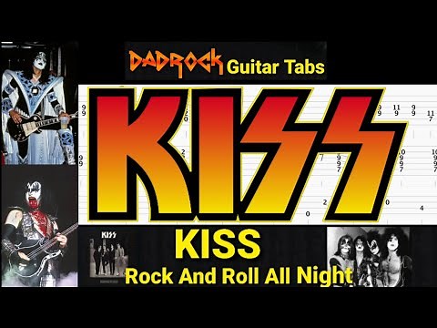 Rock And Roll All Night - KISS - Guitar + Bass TABS Lesson