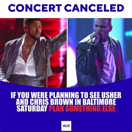 Usher, Chris Brown concert at M&T Bank Stadium in Baltimore canceled