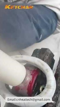 Induction welding of steel pipe assembly