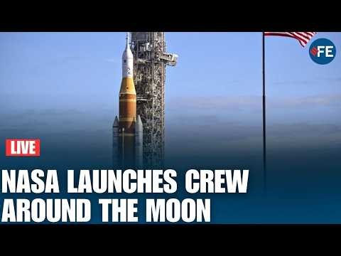 LIVE: NASA Artemis II Launch From Kennedy Space Center | Crewed Moon Mission