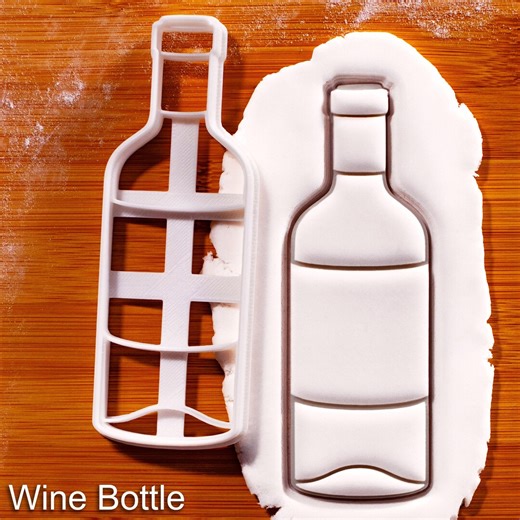 Wine Bottle Cookie Cutter – Bachelorette Party, Birthday, Girls Night, Valentine Cake Decorating Tool - Etsy
