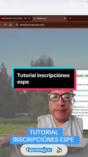 Inscripción ESPE 2026: Tutorial paso a paso para admisiones