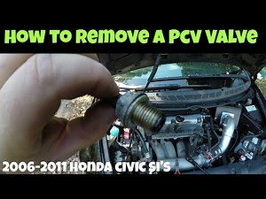 Honda Civic Si Pcv Valve Replacement DIY (2006-2011 Si K20z3)