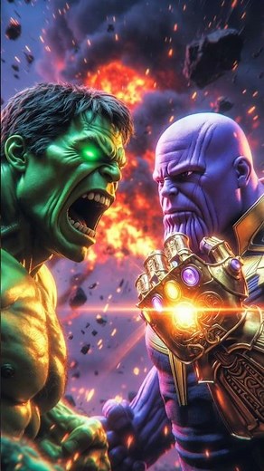 Hulk Vs Thenos की लडाई 😰 #shorts #hulk #hulkrevenge