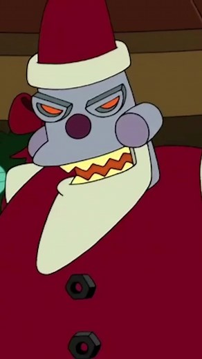 Robot Santa is here to spread Xmas fear. #futurama #robotsanta