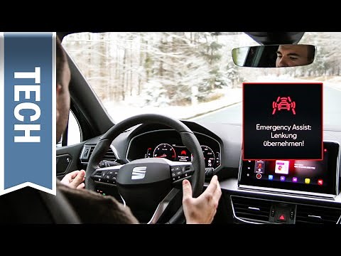 Seat Emergency Assist im Test: Automatischer Nothalt ausprobiert & Vergleich VW, Audi & BMW