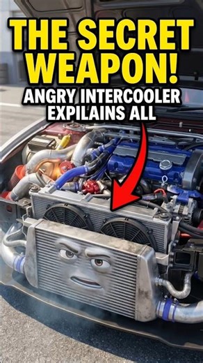 What Does an Intercooler Actually Do? 🚗⚡Turbo Power Explained#intercooler #turbocharger #turboengine