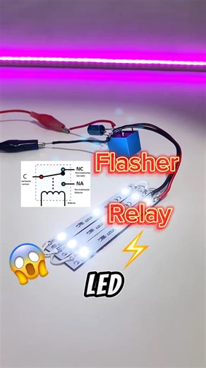 Sabías que con solo 5 componentes puedes hacer un circuito de luces intermitentes ajustable? ✨ #electronica #proyectos | AJILA TECH