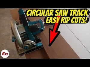 Easy DIY Circular Saw Guide for RIP Cuts (Beginner Woodworking 101)!