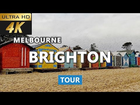 [4K] Brighton Melbourne Tour: See the Iconic Bathing Boxes