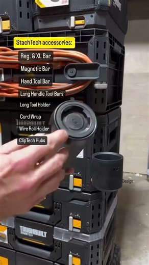 The EASIEST accessory mounting with StackTECH from ToughBuilt The 1