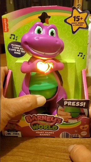 WOW! AMAZING! HEART HAND BARNEY! #asmr #amazing #barney's #toys #short #viral #trending #new