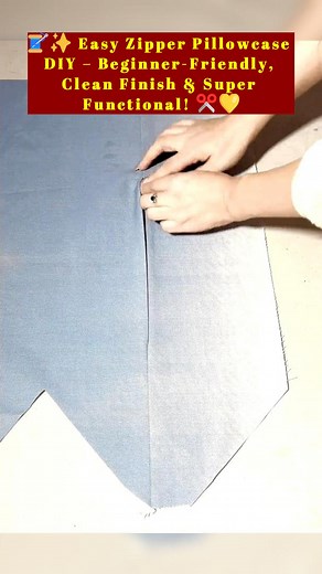 4.9K views · 29 reactions | 淋✨ Easy Zipper Pillowcase DIY – Beginner-Friendly, Clean Finish & Super Functional! ✂️ #ZipperPillowDIY #SewingTutorial #HomeDecorCrafts #DIYForBeginners #fblifestyle | All Girls' Things | Facebook