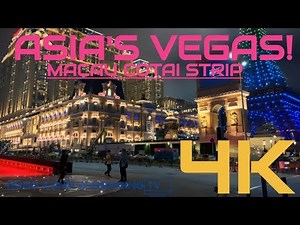 ULTRA HD 4K MACAU COTAI STRIP 2019 | CASINO HOTELS | LAS VEGAS OF ASIA | 路氹城
