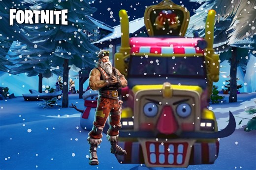 Fortnite players spot Santa Claus roaming the map with free presents for Winterfest 2021
