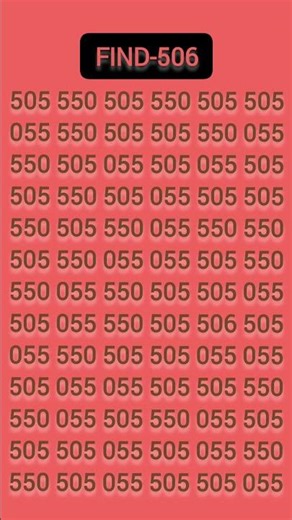 Find the odd number out! look carefully!👀 brain challenge!🧠