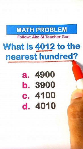 Try this MATH PROBLEM‼️📝 #basicmath #mathematics #MathTutor #teachergon #math #mathreview | Ako si Teacher Gon