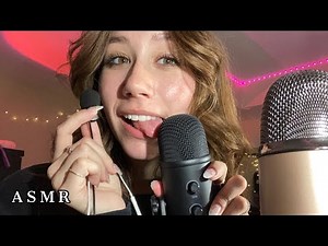 asmr | fast mouth sounds with 5 different microphones!!