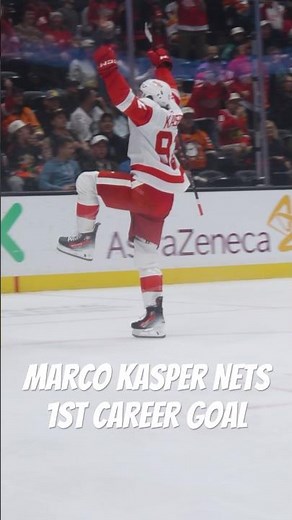 Marco Kasper nets his first career NHL goal in Anaheim