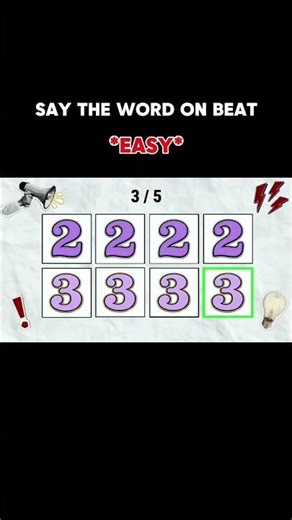 SAY THE WORD ON BEAT 🏆 100% SKILL