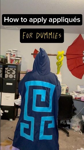 How to apply appliqués for dummies! #sewing #cosplay #tutorial #dummies #sewingtutorial #applique