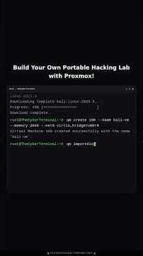 Building a Portable Hacking Lab using Proxmox and Virtualization