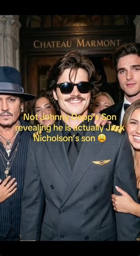 Not Johnny Depp and Jacob Elordi with Not Jack Nicholson’s Son 😩 #shorts