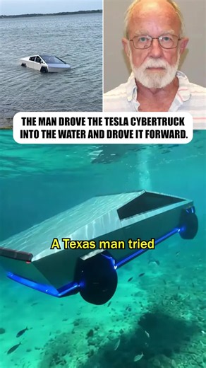 A man is facing multiple charges after police say he intentionally drove his Tesla Cybertruck into a lake to test its