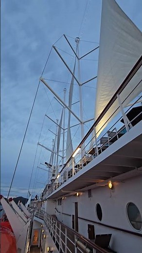 Evening Sails on Windstar Cruises | Pure Magic at Sea #WindstarCruise #WindstarCruises