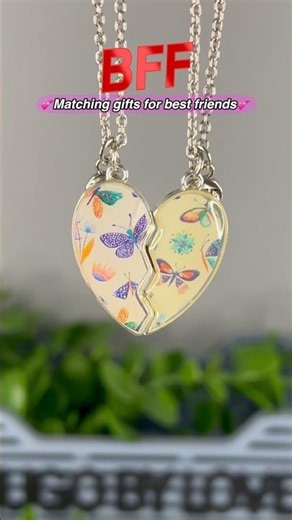 The Perfect Necklace for Bestie 💖 #bff #gift #friendsforever #jewelry #shorts