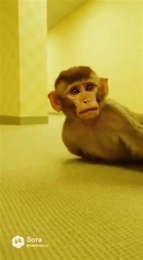 mono queda atrapado en los backrooms #monkey #backrooms #shorts #terror #sora2 #ai🐒🚪🍌