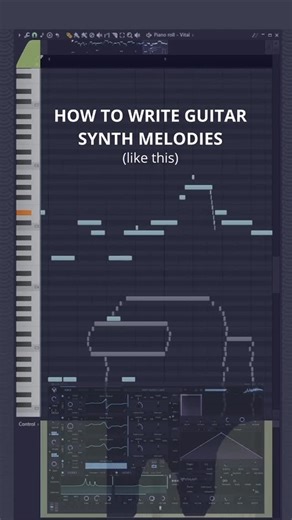 Outer Lives on Instagram: "关于如何用合成器（Synthesizer）制作逼真的电吉他音色，其实很多制作人最大的误区在于只关注失真效果器（Distortion），而忽略了基本的波形调制。在这段视频里，我主要使用 Vital 来演示如何通过精细的 MIDI 编写来模拟吉他的演奏技巧。 重点在于弯音（Pitch Bend）的自动化控制以及包络（Envelope）的设置。吉他手在演奏时，手指触弦的力度和滑弦的微小时间差是物理乐器的灵魂，而我们在 DAW 里用鼠标画 MIDI 时，必须手动去模仿这种“不完美”的人性化听感。尤其是那种快速的“Stutter”节奏型，如果量化（Quantize）得太死板，听起来就会像机器人。希望这个声音设计的小技巧能给你的编曲带来一点灵感。 #音乐制作 #编曲 #混音 #音色设计 #合成器 #Vital #吉他 #电吉他 #宿主软件 #FLStudio #AbletonLive #声音设计"