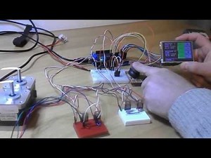 Controllo di 2 motori passo passo con Arduino e display touch screen.