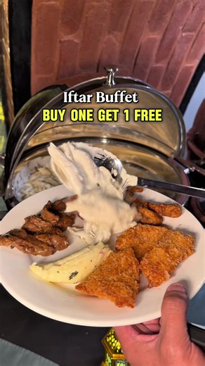 Buy one get one free iftar buffet 😍#foryoupage #rawalpindi #islamabad #ramadan2026