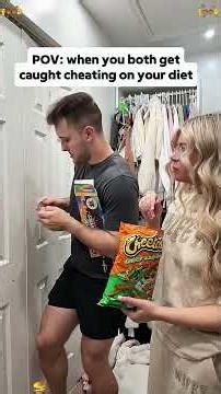 When you the both get caught cheating on your diet🤪🤪🤪#funny #prank #couple #usa #fyp