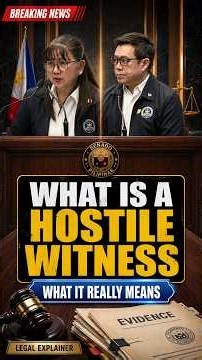 What Does “Hostile Witness” Actually Mean