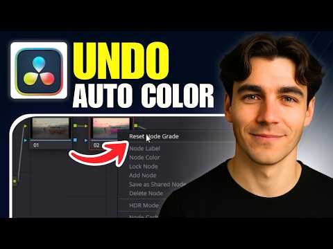 How To Undo Auto Color In Davinci Resolve (Tutorial 2026)