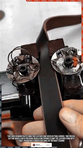Leather Tool: Electric Edge Beveler Belt Smooth Precise Innovation #tool #tools #innovation
