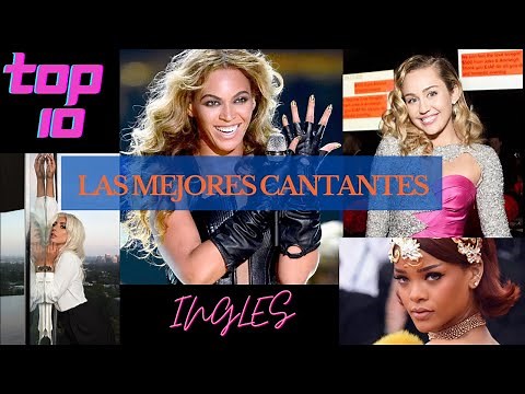 TOP 10 MEJORES CANTANTES DE POP EN INGLES