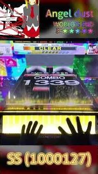 Angel dust [WORLD'S END 狂☆☆☆☆☆] SS 1000127 232-30-4 #CHUNITHM #チュウニズム #rhythmgame #音ゲー #shorts