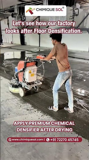 Stop Factory Dust Forever! 🛠️ Professional Concrete Densification Process