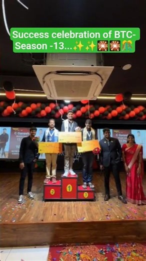 Success celebration of BTC- Season -13...✨✨🎇🎇🎊🎊#health #fitness #lifestyle #motivation