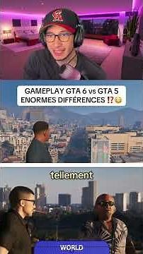 GTA 6 vs GTA 5 GAMEPLAY: HUGE DIFFERENCES ⁉️ #gta #gta5 #gtav #gaming #gta6 #gta6trailer