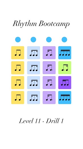 Rhythm Bootcamp Level 11 - Drill 1