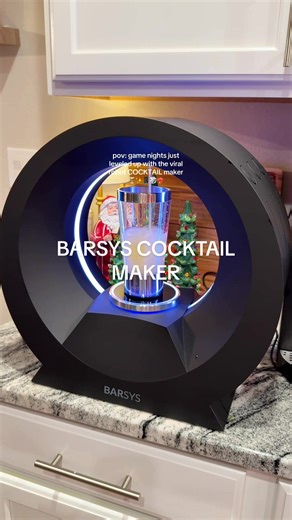 okay I get the hype. 🍸✨ Poured my favorites in. Connected to the app. Picked some recipes and we had a TIMEEE 📱🍸🍹😎 #cocktailmaker #cocktailmachine #barsys @Barsys Cocktails